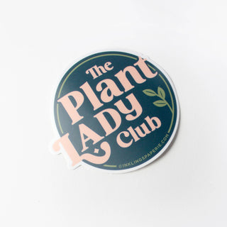 Vinyl Sticker - Plant Lady Club-Stickers-Inklings Paperie-Summit Lane Boutique, Women's Apparel and Gifts located in Grand Rapids, MI