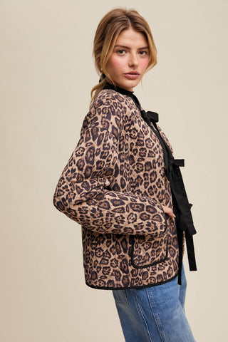 Lorelai Leopard Jacket-Jackets-Listicle-Summit Lane Boutique, Women's Apparel and Gifts located in Grand Rapids, MI