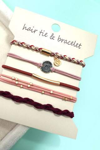 Hair Tie Bracelets-Hair Accessories-JOSSLYN by Wall to Wall-Summit Lane Boutique, Women's Apparel and Gifts located in Grand Rapids, MI