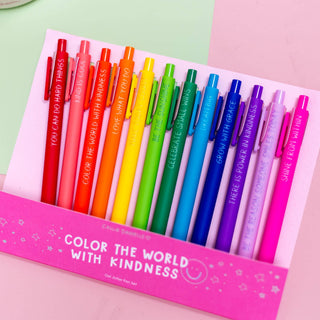 Color The World With Kindness Pen Set-Stationary Supplies-Callie Danielle-Summit Lane Boutique, Women's Apparel and Gifts located in Grand Rapids, MI