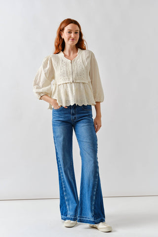 Leah Half Zip Sweater-Sweaters-Aaron & Amber-Summit Lane Boutique, Women's Apparel and Gifts located in Grand Rapids, MI