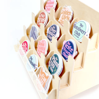 Vinyl Sticker - Sleepless Nights Club-Stickers-Inklings Paperie-Summit Lane Boutique, Women's Apparel and Gifts located in Grand Rapids, MI