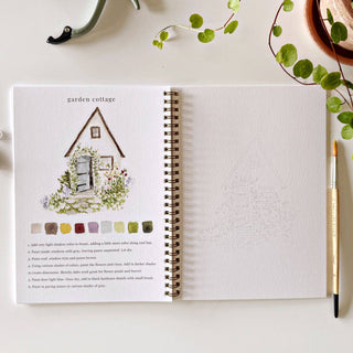 Garden watercolor workbook-Stationary-emily lex studio-Summit Lane Boutique, Women's Apparel and Gifts located in Grand Rapids, MI