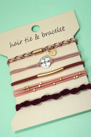Hair Tie Bracelets-Hair Accessories-JOSSLYN by Wall to Wall-Summit Lane Boutique, Women's Apparel and Gifts located in Grand Rapids, MI
