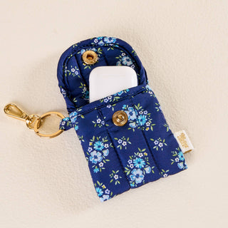Puffy Earbud Case Keychain-Endless Daydream Navy-Tech Accessories-The Darling Effect-Summit Lane Boutique, Women's Apparel and Gifts located in Grand Rapids, MI
