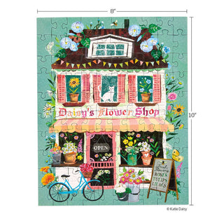 Daisy's Flower Shop 100 Piece Puzzle Snax-Puzzles-WerkShoppe-Summit Lane Boutique, Women's Apparel and Gifts located in Grand Rapids, MI