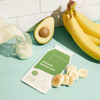 Avocado Banana Milk Hydrating Plant-Based Milk Sheet Mask-Bath & Body-ESW Beauty-Summit Lane Boutique, Women's Apparel and Gifts located in Grand Rapids, MI