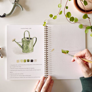 Garden watercolor workbook-Stationary-emily lex studio-Summit Lane Boutique, Women's Apparel and Gifts located in Grand Rapids, MI