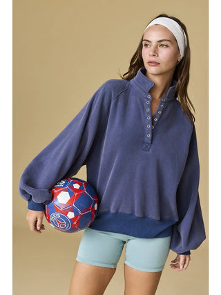 Piper Snap Button Collared Sweater-pullover-Papermoon-Summit Lane Boutique, Women's Apparel and Gifts located in Grand Rapids, MI