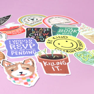 Vinyl Sticker - Be Kind (1900s)-Stickers-Inklings Paperie-Summit Lane Boutique, Women's Apparel and Gifts located in Grand Rapids, MI