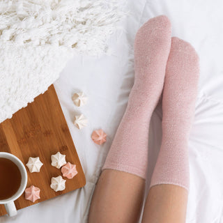 You Had Me At Aloe Super Soft Spa Socks-Bath & Body-DM Merchandising-Summit Lane Boutique, Women's Apparel and Gifts located in Grand Rapids, MI