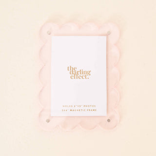 Mini Acrylic Picture Frame Magnet-Pale Pink-Picture Frames-The Darling Effect-Summit Lane Boutique, Women's Apparel and Gifts located in Grand Rapids, MI