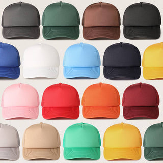 Mesh Back Trucker hat-Hats-Fashion City-Summit Lane Boutique, Women's Apparel and Gifts located in Grand Rapids, MI