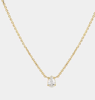 Solitaire Collection- Steel 14K gold Necklace-layering -Necklaces-HoopLa Style-Summit Lane Boutique, Women's Apparel and Gifts located in Grand Rapids, MI