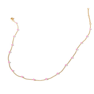 Dabney Pink Necklace-Necklaces-Linny Co-Summit Lane Boutique, Women's Apparel and Gifts located in Grand Rapids, MI