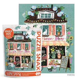 Daisy's Flower Shop 100 Piece Puzzle Snax-Puzzles-WerkShoppe-Summit Lane Boutique, Women's Apparel and Gifts located in Grand Rapids, MI