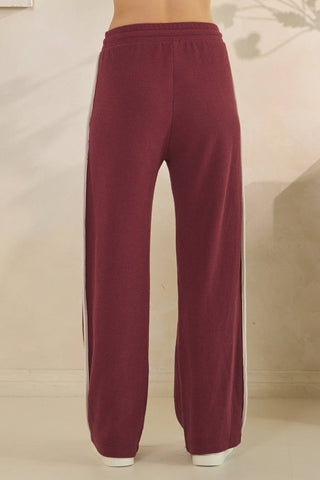 Contrast Stripe Pants-Lounge Pants-Tres Bien, Inc-Summit Lane Boutique, Women's Apparel and Gifts located in Grand Rapids, MI