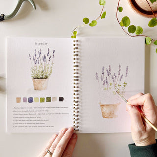 Garden watercolor workbook-Stationary-emily lex studio-Summit Lane Boutique, Women's Apparel and Gifts located in Grand Rapids, MI