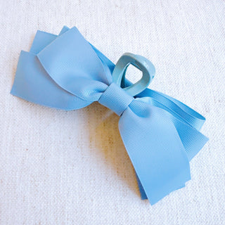 Gross Grain Bow Hair Claw clip-Hair Accessories-Ellison+Young-Summit Lane Boutique, Women's Apparel and Gifts located in Grand Rapids, MI