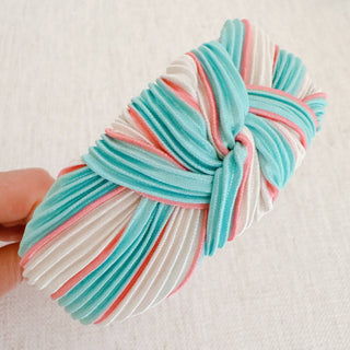 Color Pleats Headband-Hair Accessories-Ellison+Young-Summit Lane Boutique, Women's Apparel and Gifts located in Grand Rapids, MI