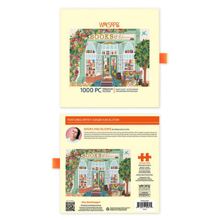 Books And Blooms 1000 Piece Puzzle-Puzzles-WerkShoppe-Summit Lane Boutique, Women's Apparel and Gifts located in Grand Rapids, MI