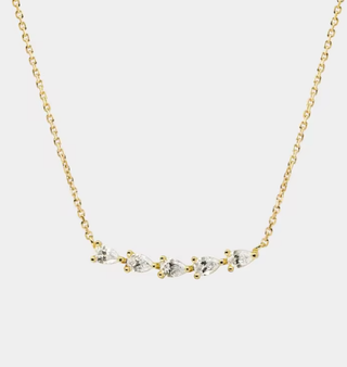 Solitaire Collection- Steel 14K gold Necklace-layering -Necklaces-HoopLa Style-Summit Lane Boutique, Women's Apparel and Gifts located in Grand Rapids, MI