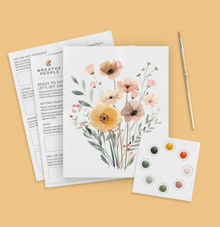 All-In-One Beginner Watercolor Kit - Wildflowers-Crafts-Breathe People-Summit Lane Boutique, Women's Apparel and Gifts located in Grand Rapids, MI