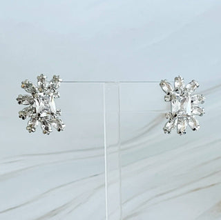 Shine Crusted Jewel Stud Earrings-Earrings-Ellison+Young-Summit Lane Boutique, Women's Apparel and Gifts located in Grand Rapids, MI