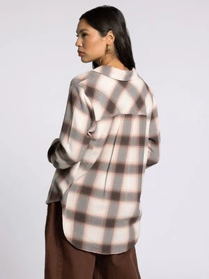 Daphne Plaid Shirt-Long Sleeves-Thread & Supply-Summit Lane Boutique, Women's Apparel and Gifts located in Grand Rapids, MI