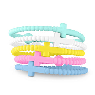 Jesus Bracelets (silicone cross bracelets)-Bracelets-Ryan & Rose-Summit Lane Boutique, Women's Apparel and Gifts located in Grand Rapids, MI