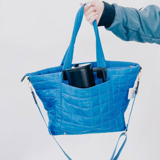 Day Dreamer Quilted Tote Bag-Tote Bag-Pretty Simple-Summit Lane Boutique, Women's Apparel and Gifts located in Grand Rapids, MI