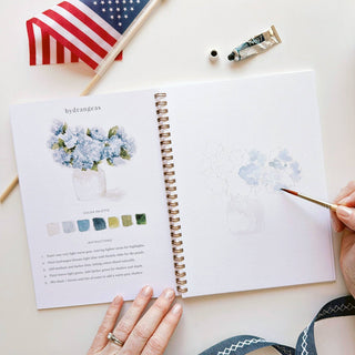 Americana watercolor workbook-Stationary-emily lex studio-Summit Lane Boutique, Women's Apparel and Gifts located in Grand Rapids, MI