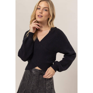 Crisscross Sweater-Sweaters-HYFVE-Summit Lane Boutique, Women's Apparel and Gifts located in Grand Rapids, MI