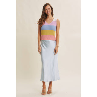 Amy Striped Sweater Tank-Tank Top-in february-Summit Lane Boutique, Women's Apparel and Gifts located in Grand Rapids, MI