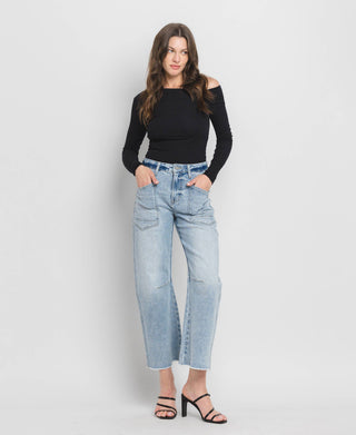 Kate Barrel Jeans-Jeans-VERVET by FLYING MONKEY-Summit Lane Boutique, Women's Apparel and Gifts located in Grand Rapids, MI