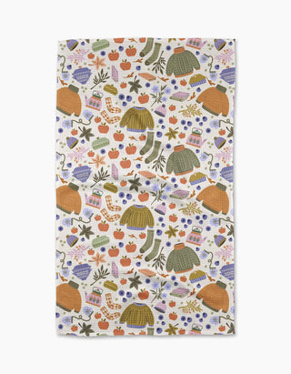 Sweater Weather Tea Towel-Kitchen Towel-Geometry-Summit Lane Boutique, Women's Apparel and Gifts located in Grand Rapids, MI