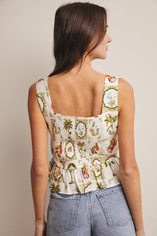 Riviera Market Peplum Top-Sleeveless-Forte-Summit Lane Boutique, Women's Apparel and Gifts located in Grand Rapids, MI