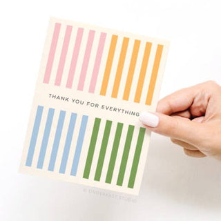 Thank You for Everything Greeting Card-Greeting Cards-Onderkast Studio-Summit Lane Boutique, Women's Apparel and Gifts located in Grand Rapids, MI
