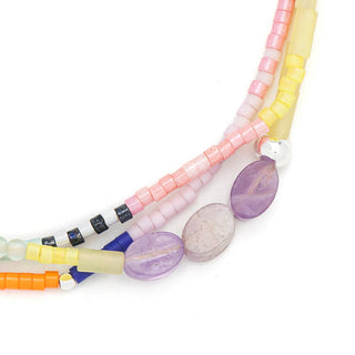 Mixed Media Bracelet - Protection/Amethyst/Silver-Scout Curated Wears-Summit Lane Boutique, Women's Apparel and Gifts located in Grand Rapids, MI
