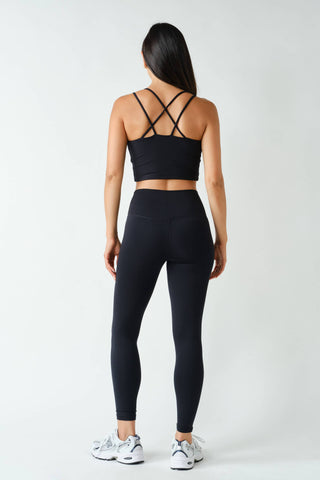 Venice Cloud Light Criss-Cross Sports Bra-Tank Top-Mono B-Summit Lane Boutique, Women's Apparel and Gifts located in Grand Rapids, MI