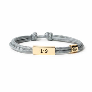 Sentiment Cord Bracelet-Joshua 1:9, With You Always-Bracelets-Lenny & Eva-Summit Lane Boutique, Women's Apparel and Gifts located in Grand Rapids, MI