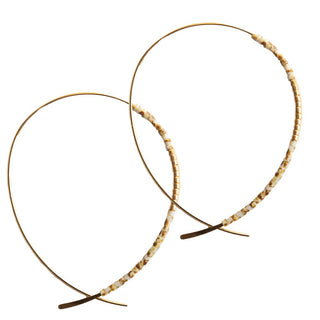 Norah Threader Hoop Earrings-Earrings-Lenny & Eva-Summit Lane Boutique, Women's Apparel and Gifts located in Grand Rapids, MI
