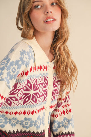 Dakota Fair Isle Sweater-Sweaters-&MERCI-Summit Lane Boutique, Women's Apparel and Gifts located in Grand Rapids, MI