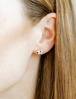 Screwback Stud Earrings - Soccer-Earrings-LINNY CO-Summit Lane Boutique, Women's Apparel and Gifts located in Grand Rapids, MI