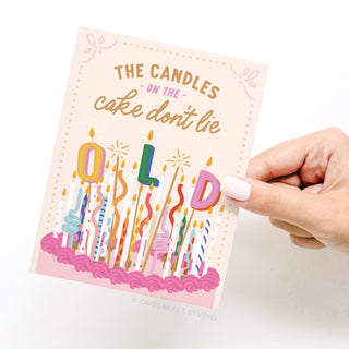 The Candles on the Cake Don’t Lie Greeting Card-Greeting Cards-Onderkast Studio-Summit Lane Boutique, Women's Apparel and Gifts located in Grand Rapids, MI