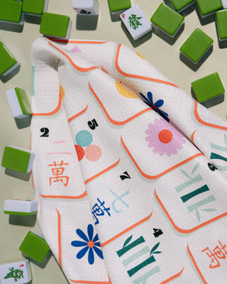 Tile Toss Tea Towel-Kitchen Towel-Geometry-Summit Lane Boutique, Women's Apparel and Gifts located in Grand Rapids, MI