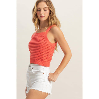 Lizzie Thick Strap Square Neck Fitted Tank-Sleeveless-HYFVE-Summit Lane Boutique, Women's Apparel and Gifts located in Grand Rapids, MI