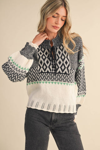 Francis Nordic Sweater-Sweaters-&MERCI-Summit Lane Boutique, Women's Apparel and Gifts located in Grand Rapids, MI