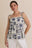 IVORY-NAVY ABSTRACT