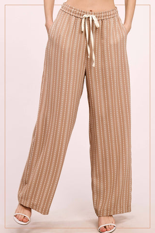 Audra Relaxed Fit Pants-Pants-La Miel-Summit Lane Boutique, Women's Apparel and Gifts located in Grand Rapids, MI